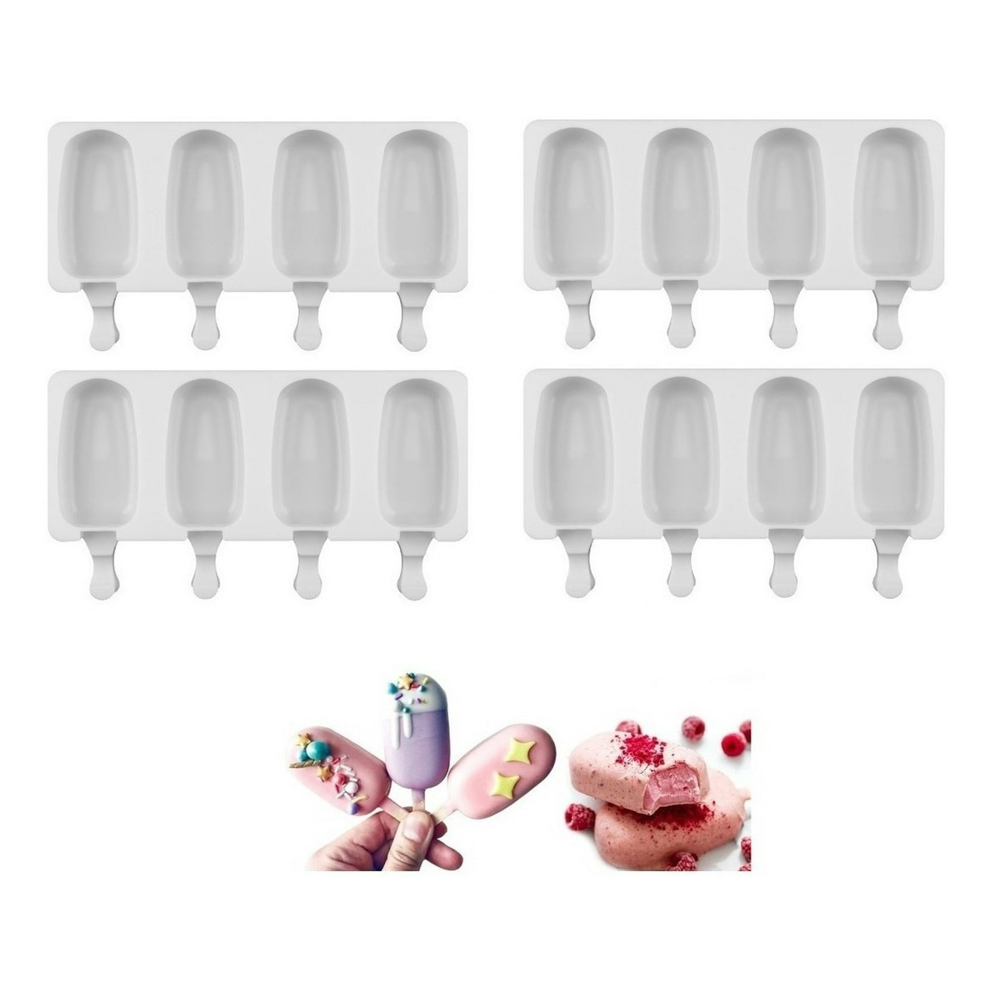 Genérico - Pack X4 Moldes De Helado Molde Para Helado Molde Helados