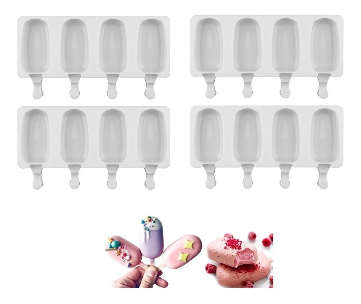 Genérico - Pack X4 Moldes De Helado Molde Para Helado Molde Helados