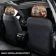 thumbnail image 3 of Las Estrellas de Charlie Brown Funda Protectora Universal para Reposacabezas de Coche, Funda Elástica para Reposacabezas de Asiento de Auto, Funda de Tela Antipolvo, Accesorios de Interior 2 Piezas, 3 of 6
