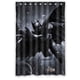 thumbnail image 1 of Cortina de ducha de baño con diseño de hombre murciélago negro, con ganchos, tamaño 48 x 72 pulgadas, 1 of 3