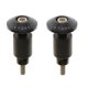 thumbnail image 1 of 7/8 "CNC Motocicleta Streetbike Manillar Cap Hand Grips Bar Extremos Tapones Negro, 1 of 3