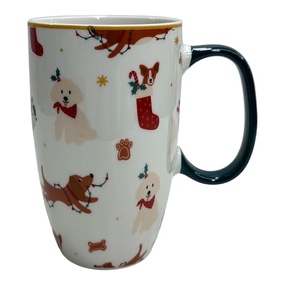 Taza alta diseño perritos