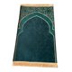 thumbnail image 5 of Oración Alfombra Decoración Poliéster Exquisito Antideslizante Para Eid Viajes Meditación Verde, 5 of 5