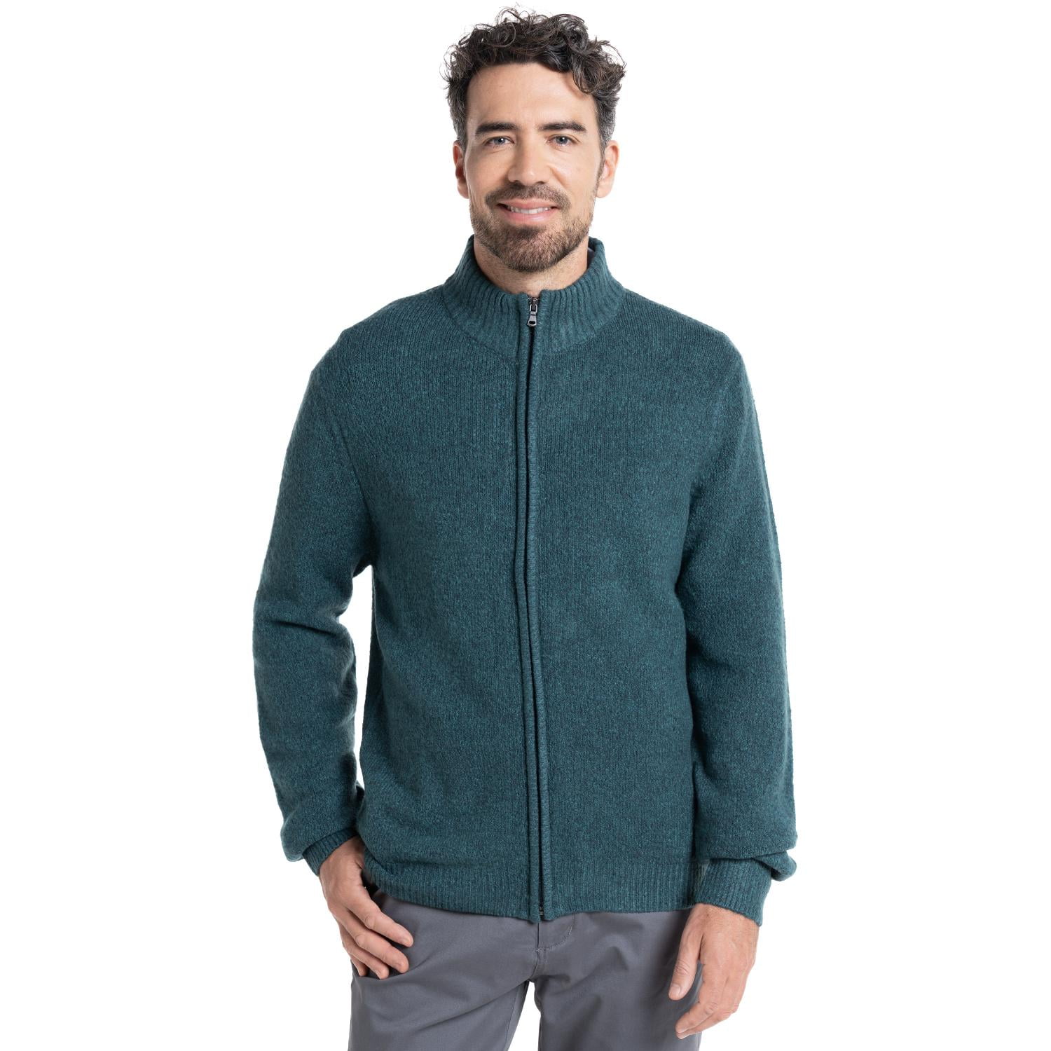Truval - Sweater Full Zipper Gris S
