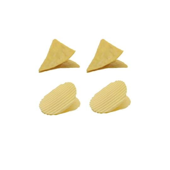 Clips Nachos 4 Piezas Pp Amarillo Haus