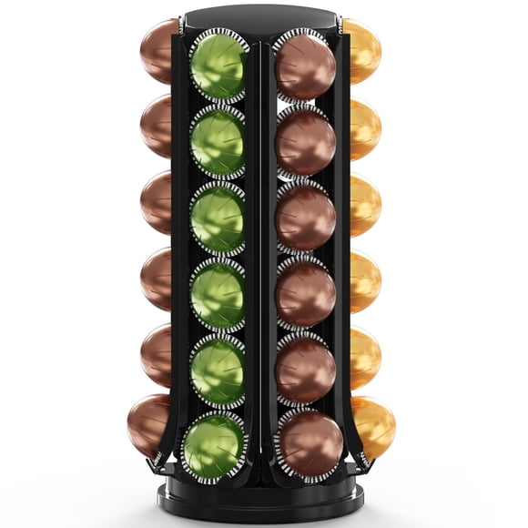 Soporte Para Cápsulas Vertuoline Tocadiscos 360° Negro
