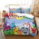 thumbnail image 1 of Cartoon Number-Blocks Bedding Set Duvet Cover Bed Set Quilt Cover Pillowcase Comforter Size Boys Adult Bed Sheets, 1 of 5