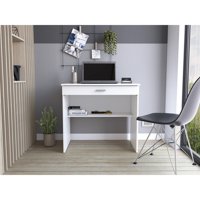 Tuhome - Escritorio 80C 1 Cajon Blanco 73X80X49,8 Cm