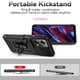 thumbnail image 4 of Estuche GANGXUN para Xiaomi Redmi Note 12 Pro 5G, soporte giratorio 360°, estilo mecánico y magnético, 4 of 5