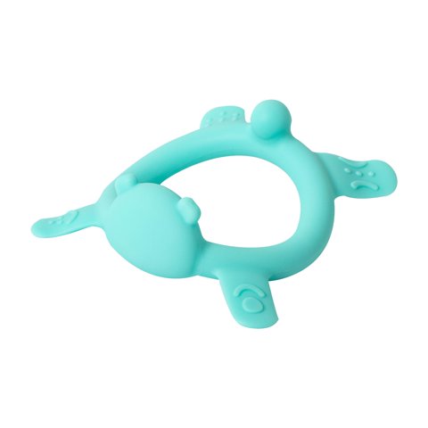 Bebé Teether Pigeon De Silicona Con Forma De Animal, Oso Verde, Con Forma De Animal, De Más De 3 Año