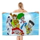 thumbnail image 1 of Transformers: BotBots Toalla de playa de secado rápido con diseño temático, regalo para mujeres y niñas, ideal para cumpleaños, fans, amantes de la música, uso en la playa o al aire libre, 78 × 160 cm, 1 of 6
