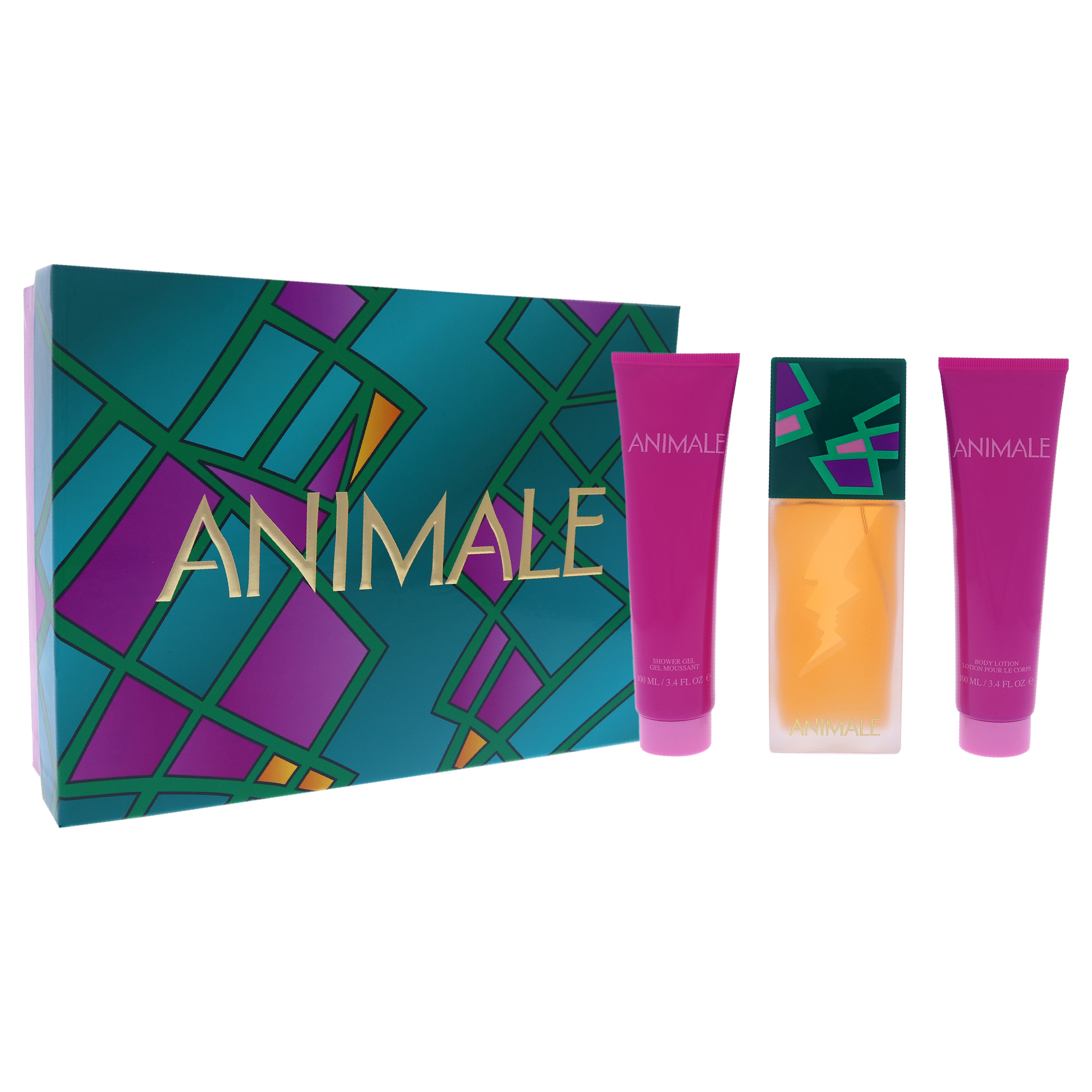 Set De Regalo Perfume Animale Edp Spray 3 Piezas