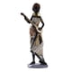 thumbnail image 4 of Estatuilla De Dama Africana Estatua De Mujer Tribal Adornos Exóticos Para Sala De Estar A, 4 of 5