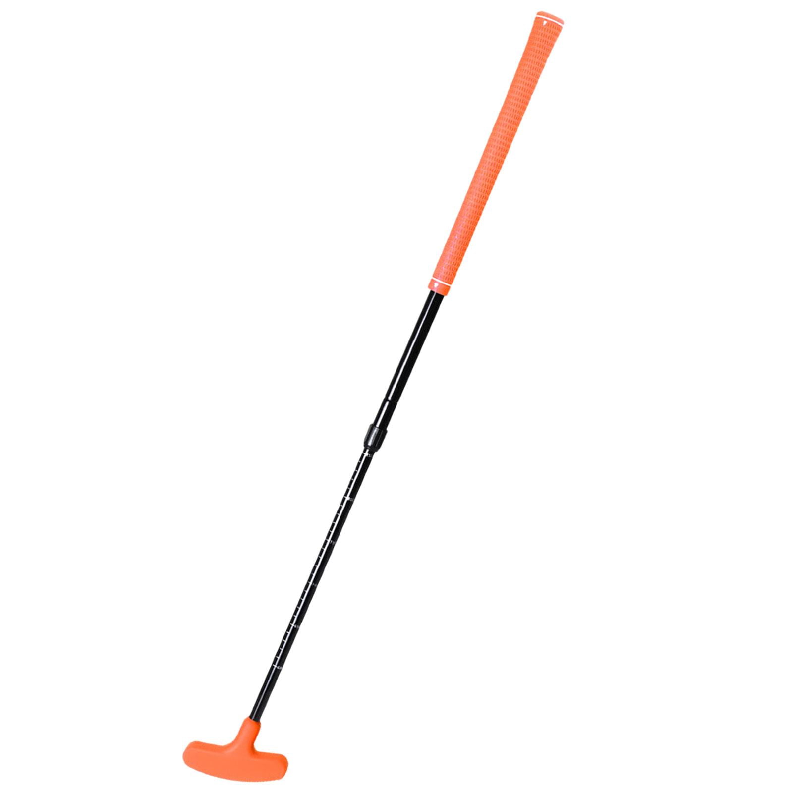 Ioensy - Putter De Golf Retráctil Con Agarre Premium Para Adultos Y Niños, Club De Golf, Color Naranja