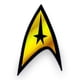 thumbnail image 1 of Alfiler esmaltado Delta Starfleet Command de Star Trek: The Original Series | Accesorios con insignia metálica para mochilas, ropa y sombreros, 1 of 8