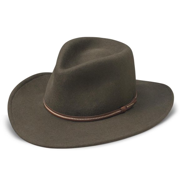 Sombrero Stetson Gallatin color Salvia XXL, aplastable y plegable