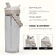 thumbnail image 2 of Botella De Agua Thrive Flip Con Popote Tritan Renew 600 Ml, 2 of 8