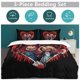 thumbnail image 5 of Bride of Chucky 3 Pcs Bed Sheets Set Breathable Duvet Cover with 2 Pillow Sham Soft All Seasons Bedding Set, 5 of 5