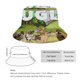 thumbnail image 2 of Pug Sombrero bucket para adultos, gorra de protección solar, sombrero de pescador plegable para viajes al aire libre, pesca y actividades de verano, 2 of 6