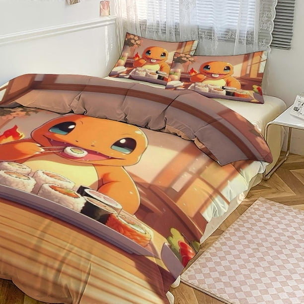Juego de ropa de cama con estampado Ch_aa_nder, juego de funda nórdica de 3 piezas, funda nórdica y fundas de almohada para mujeres, hombres y adolescentes. Elija entre: