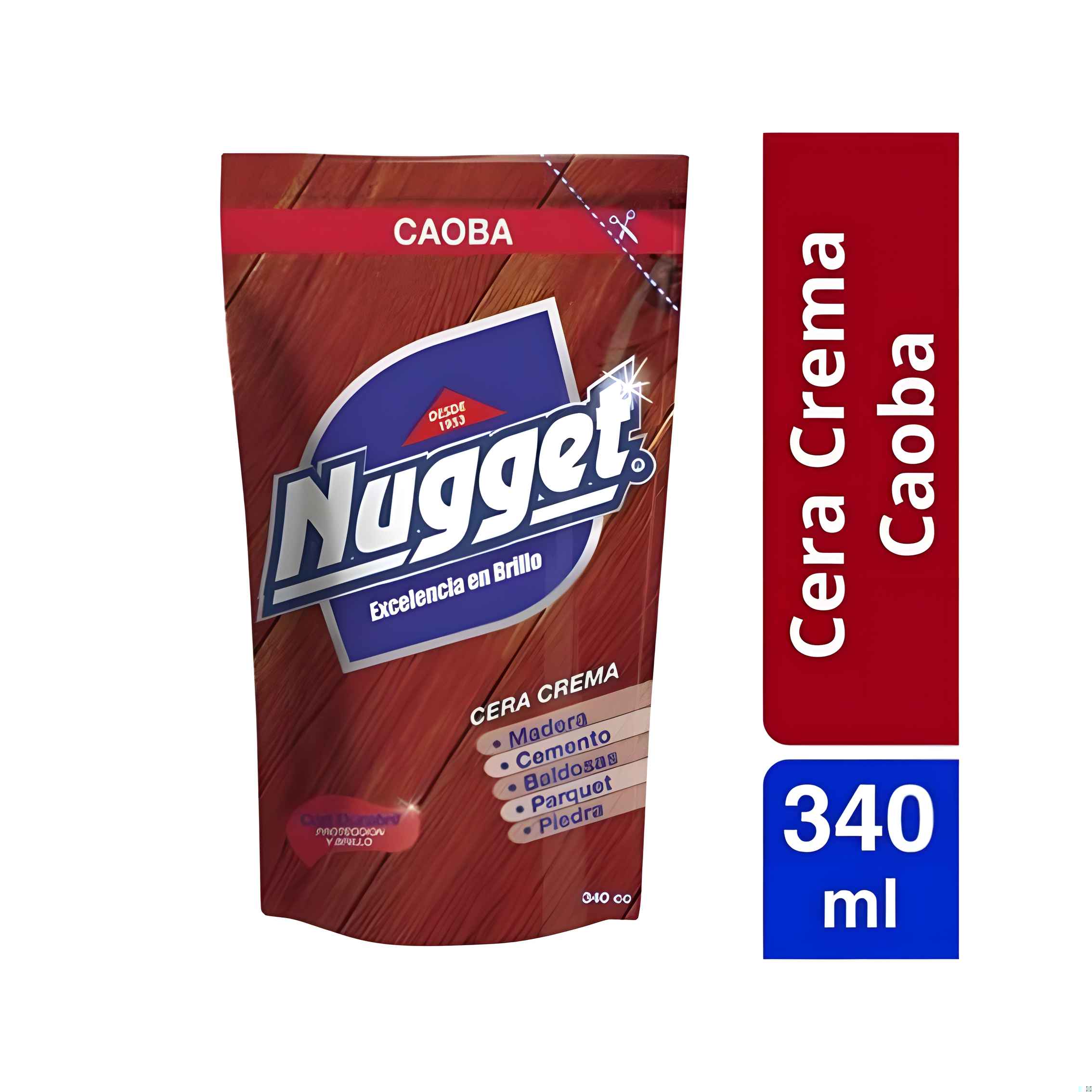 Cera Para Pisos En Crema Doypack 340Ml Caoba - Nugget