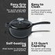 thumbnail image 5 of Cazo Segretto Cookware 2,0 L Negro, 5 of 9