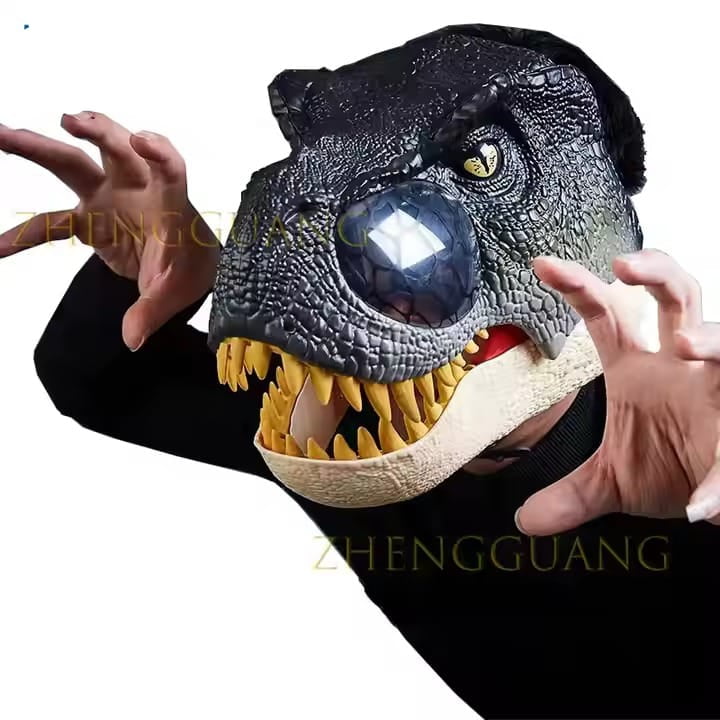 Dym - Mascara Cabeza De Dinosaurio Con Sonidos