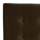 thumbnail image 4 of Respaldo Botone Felpa King Chocolate, 4 of 5