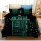 thumbnail image 1 of Flower Butterfly Quilt Duvet Cover Set Bed Linen Bedspread Bedroom Decor Double3-Piece Bedding Set, 1 of 5