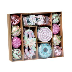 Bothyi - Juego De Adornos De Bolas De Navidad, Decoración Navideña Inastillable Para Interiores, Bodas, Hogar, 48 Uds.