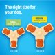 thumbnail image 3 of Juguete para perro Hartz Chew ‘n Clean mediano, sabor a pollo, 3 of 8
