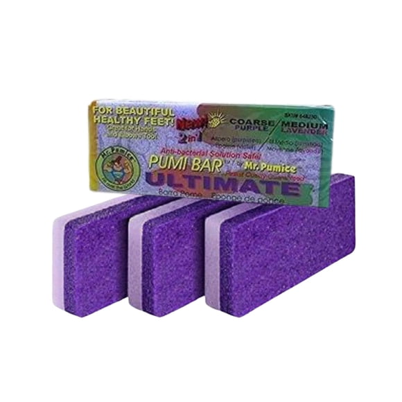 Removedor de callos Mr. Pumice Ultimate PUMI Bar 2 en 1 (paquete de 4)