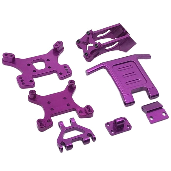 RC Upgrade Kit Parachoques Delantero Para Wltoys 144001 144002 1:14 Model Car Purple