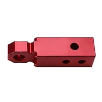 Ioensy - Receptor De Enganche De Grillete Genérico De 2 Pulgadas, Resistente, Fácil De Instalar, Reemplaza Piezas, Color Rojo