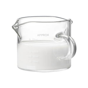 Genérico - Taza Medidora De Vidrio, Boquillas Dobles, Taza De Café Expreso, Para Vino, Café, Bar, 75Ml