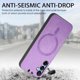 thumbnail image 4 of Magnetic Slim Case for Samsung Galaxy A15 with Camera Guard & Anti-Scratch Back Purple, 4 of 5