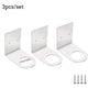 thumbnail image 1 of 3pcs Shampoo Body Wash Bottle Hanging Rack, Punch Type Stainless Steel Hand Sanitizer Hook, Bathroom Accessories, 1 of 5