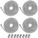 thumbnail image 1 of Extensor de cadena para ventilador de techo de 1 m con 8 conectores, paquete de 4, 1 of 8