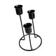 thumbnail image 1 of Portavelas Cónicos Candelabro De Metal De 3 Brazos Para Mesa Negro, 1 of 5