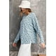 thumbnail image 5 of Top de Punto Holgado Teñido con Estampado de Leopardo, 5 of 5