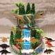 thumbnail image 5 of Decoración para tartas, diseño de dinosaurio GLAHORSE, 26 unidades, con huevos, hojas y árboles, 5 of 7