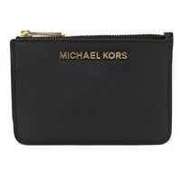 Cartera Michael Kors Continental Jet Set Negro/Oro