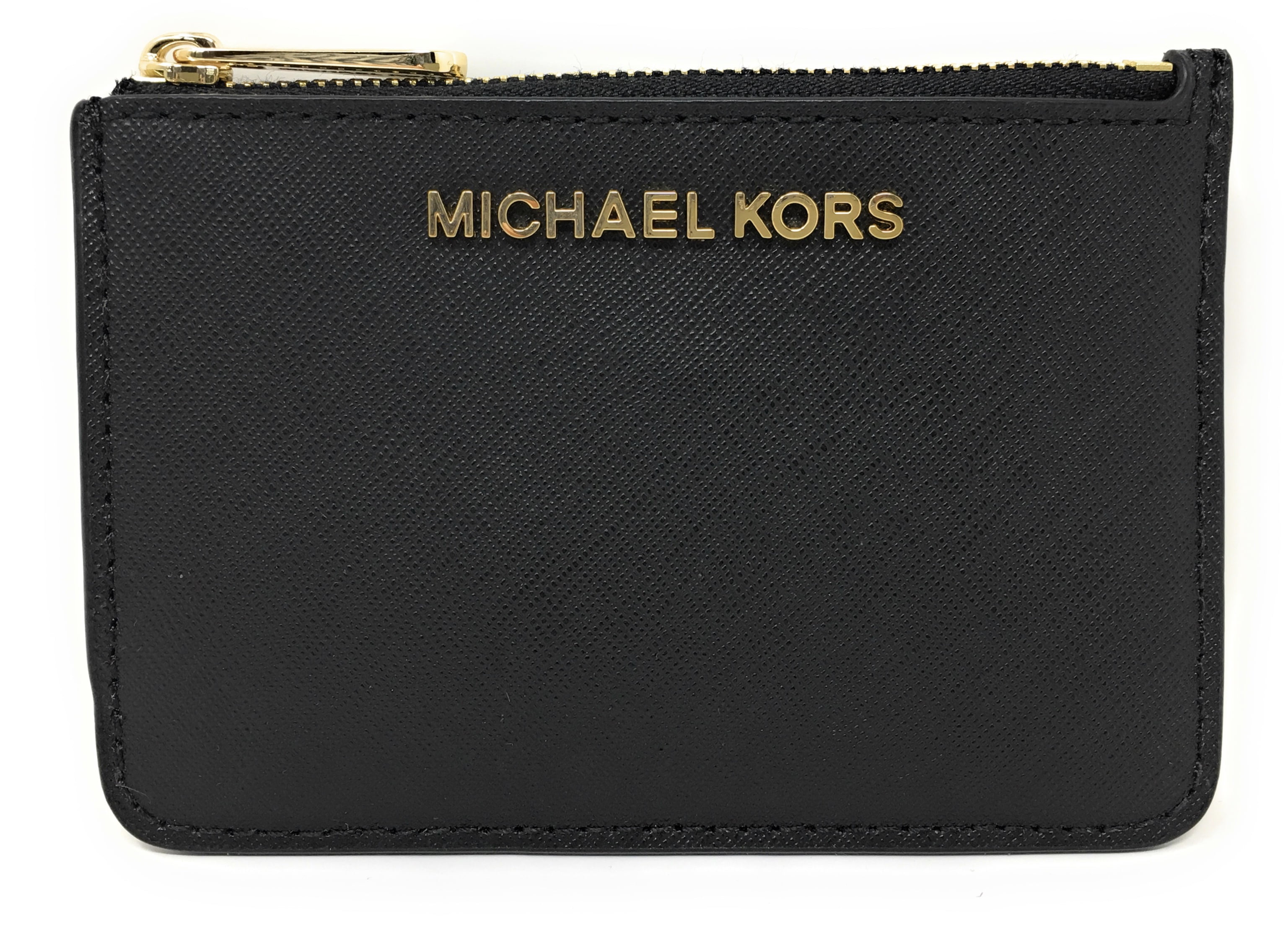 Cartera Michael Kors Continental Jet Set Negro/Oro
