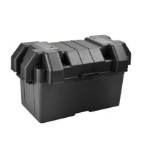 Magideal - Caja De Batería Cajas De Bandeja De Batería Con Correa Contenedor Portador De Baterías Portátil Multifunción Duradero Para Atv Barco Camión Viaje Al Pequeño