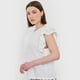 thumbnail image 3 of Blusa Mujer Vuelos Lino Blanco Corona, 3 of 5