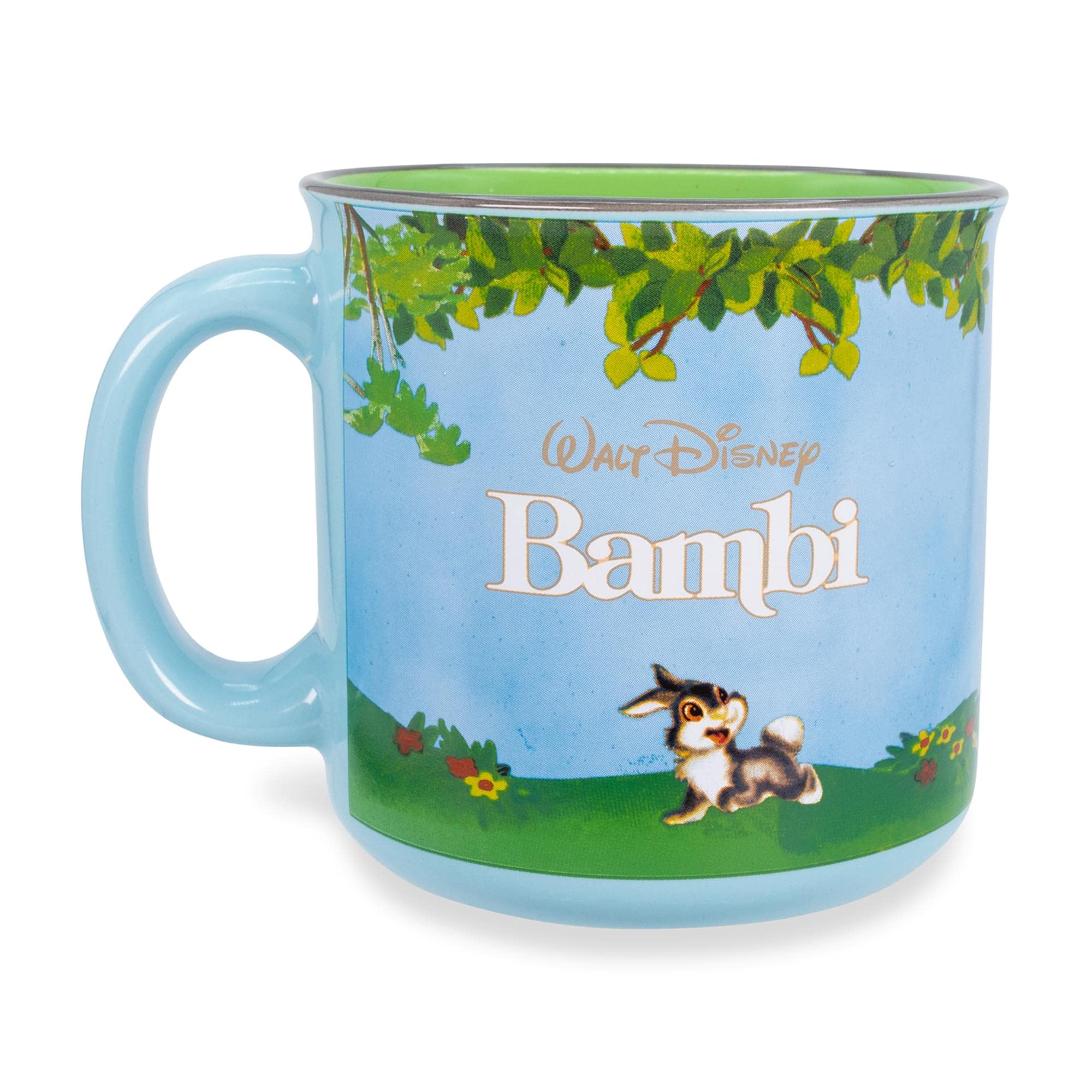Taza Camper Disney Bambi Meadow Scene De Cerámica, 600 Ml, Sin Bpa