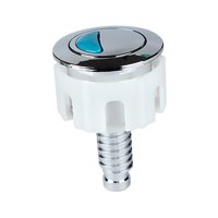 Magideal - Válvulas De Llenado De Inodoro, Reparación De Accesorios De Medio Botón Completo, Botón De Tanque De Agua De Repuesto De Descarga Duable Para Baño Dom , Ronda Redondo
