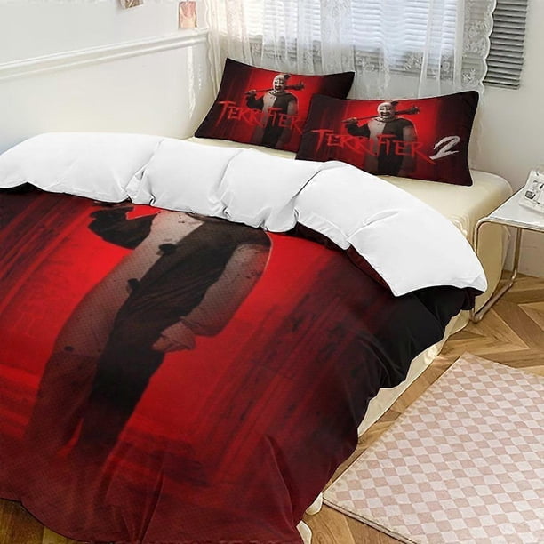 Juego De Ropa De Cama Terrifier De 3 Piezas Con Funda Nórdica Suave Y Cómoda Para Dormitorio