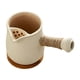 thumbnail image 1 of Tetera De Cerámica Con Posavasos Con Mango Envuelto En Cuerda Para Hotel, Senderismo, Picnic, Color Beige, 1 of 3