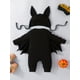 thumbnail image 3 of Adorable Halloween Outfit - Bat Skull Print Romper and Hat for Babies, 3 of 5